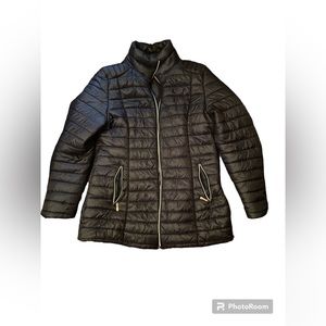 Black X-Large bubble coat